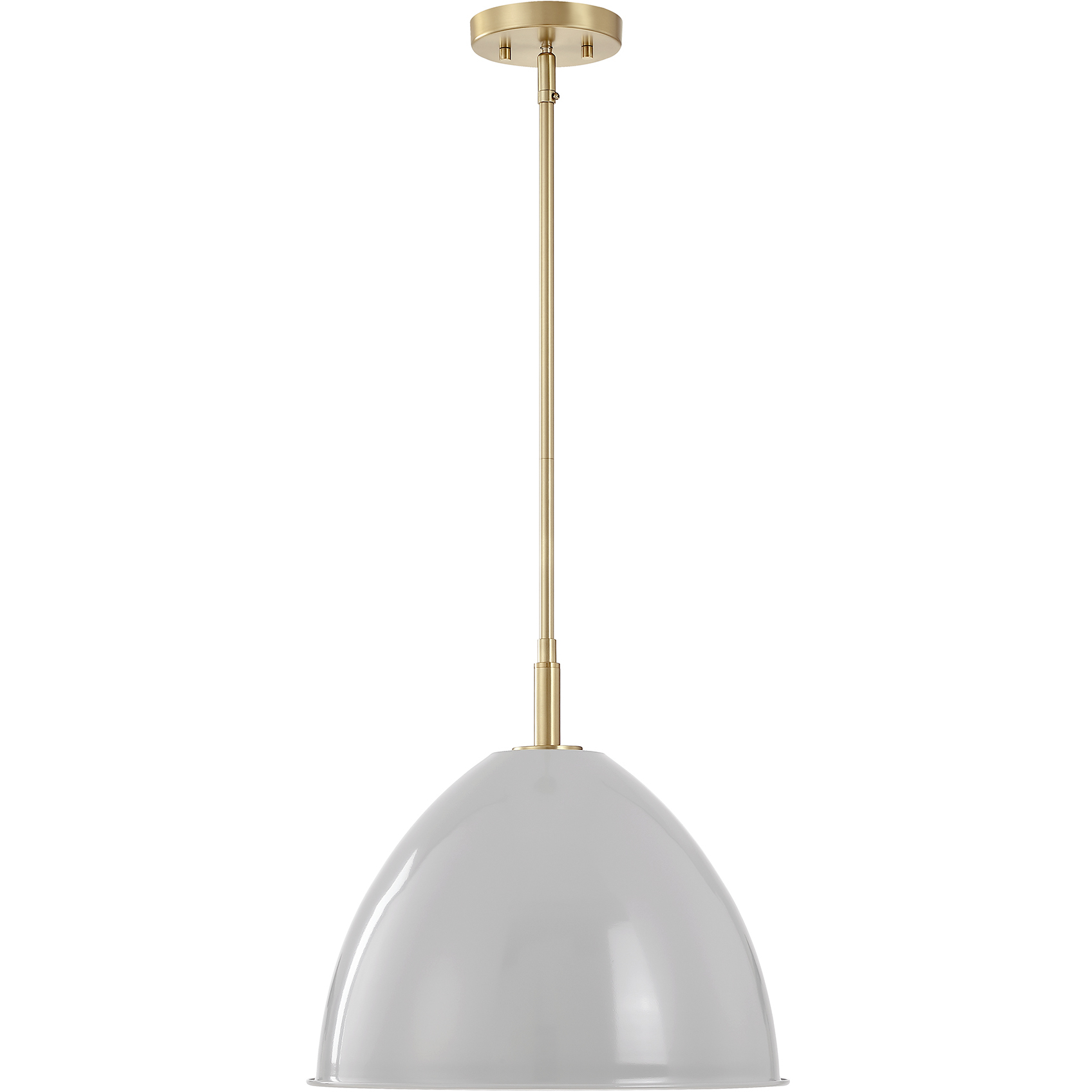 Biba 1 Light 15 inch Brushed Gold Pendant Ceiling Light