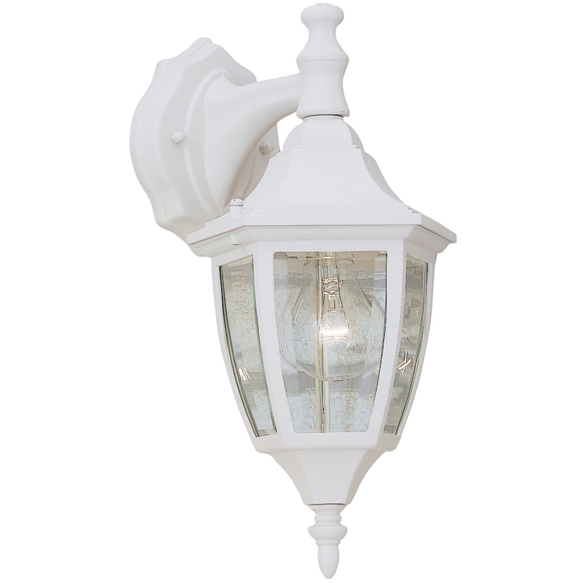 Builder 1 Light 14 inch White Outdoor Wall Lantern