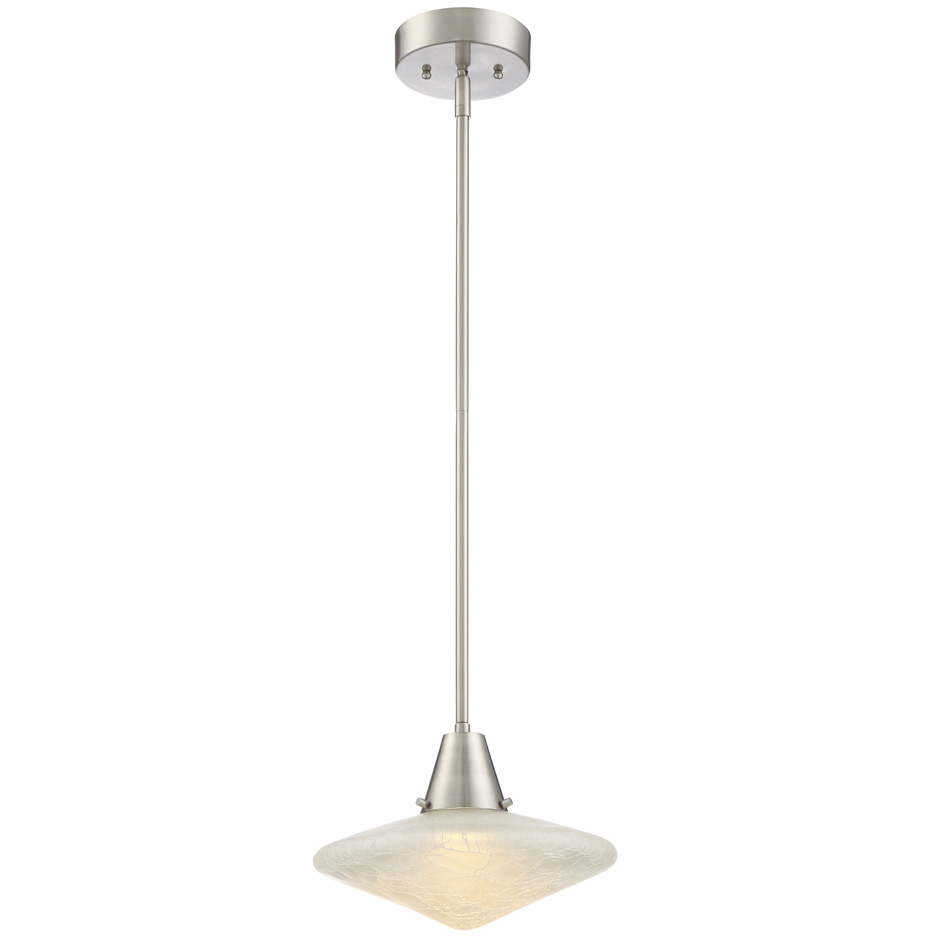 Aida LED 11 inch Satin Platinum Pendant Ceiling Light