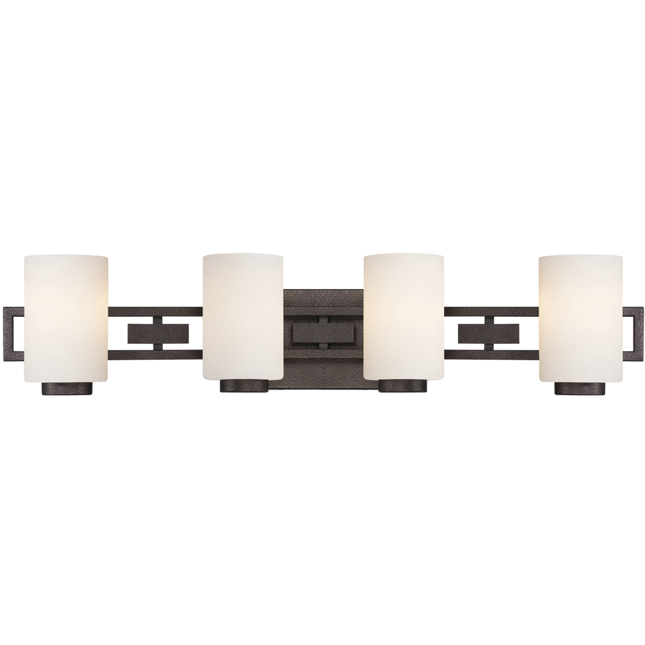 Del Ray 4 Light 32 inch Flemish Bronze Bath Bar Wall Light