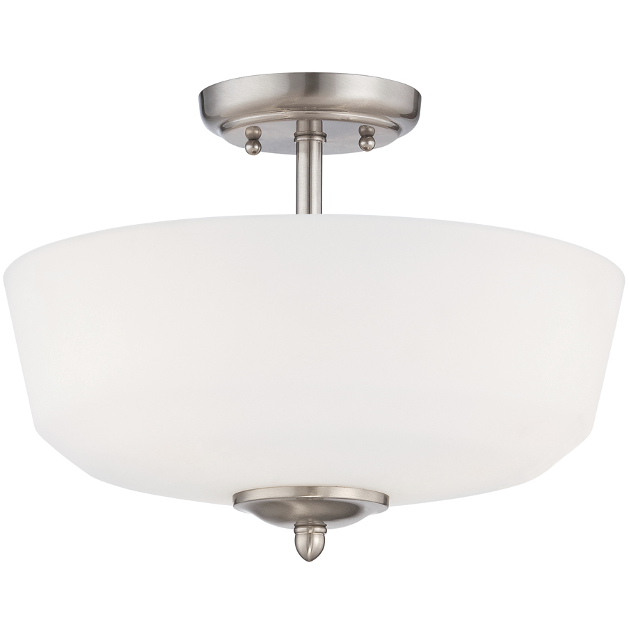 Designers Fountain - 15006-SF-35 - Three Light Semi-Flush Mount - Darcy Brushed Nickel, image size:904x904
