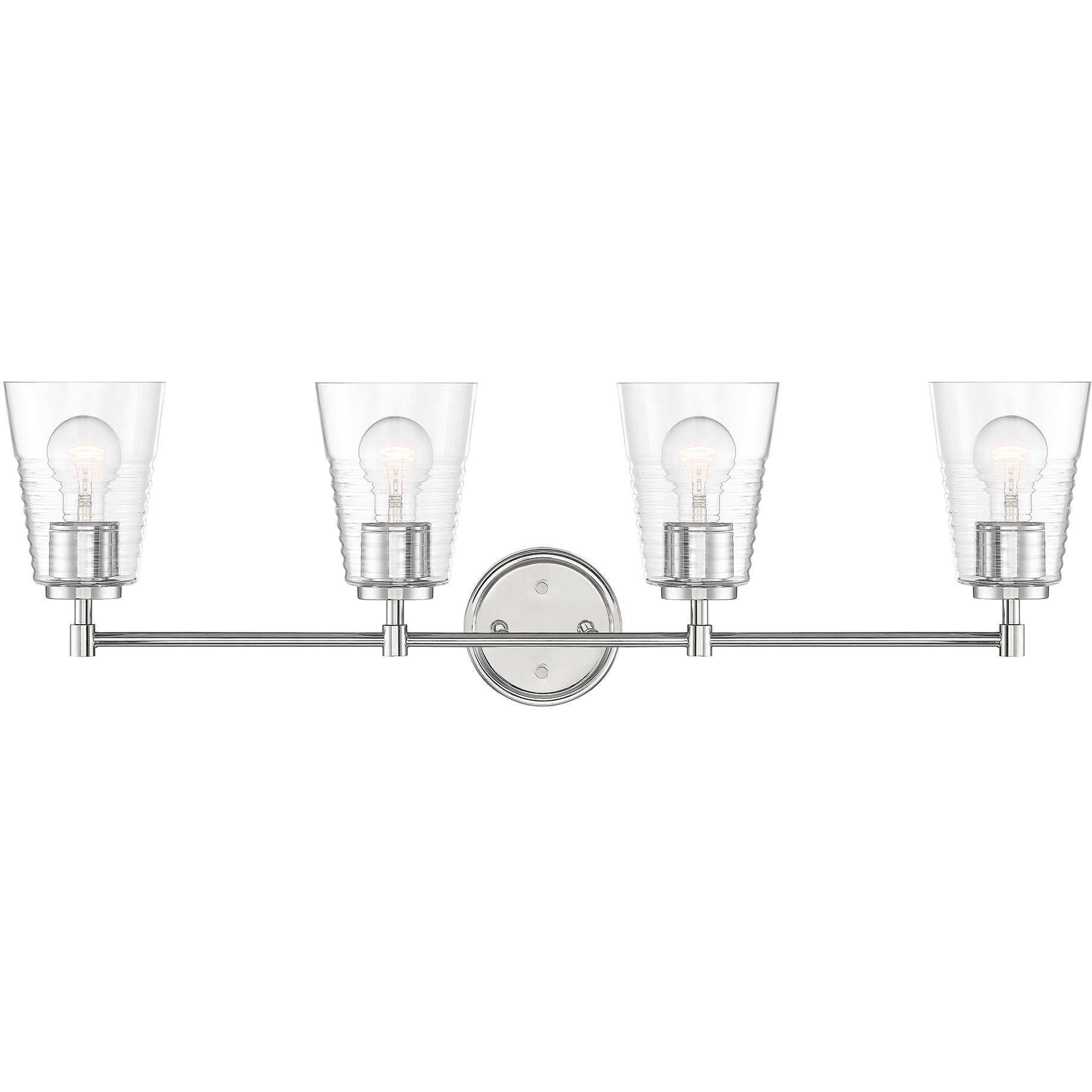 Ingo 4 Light 33.5 inch Polished Nickel Vanity Light Wall Light