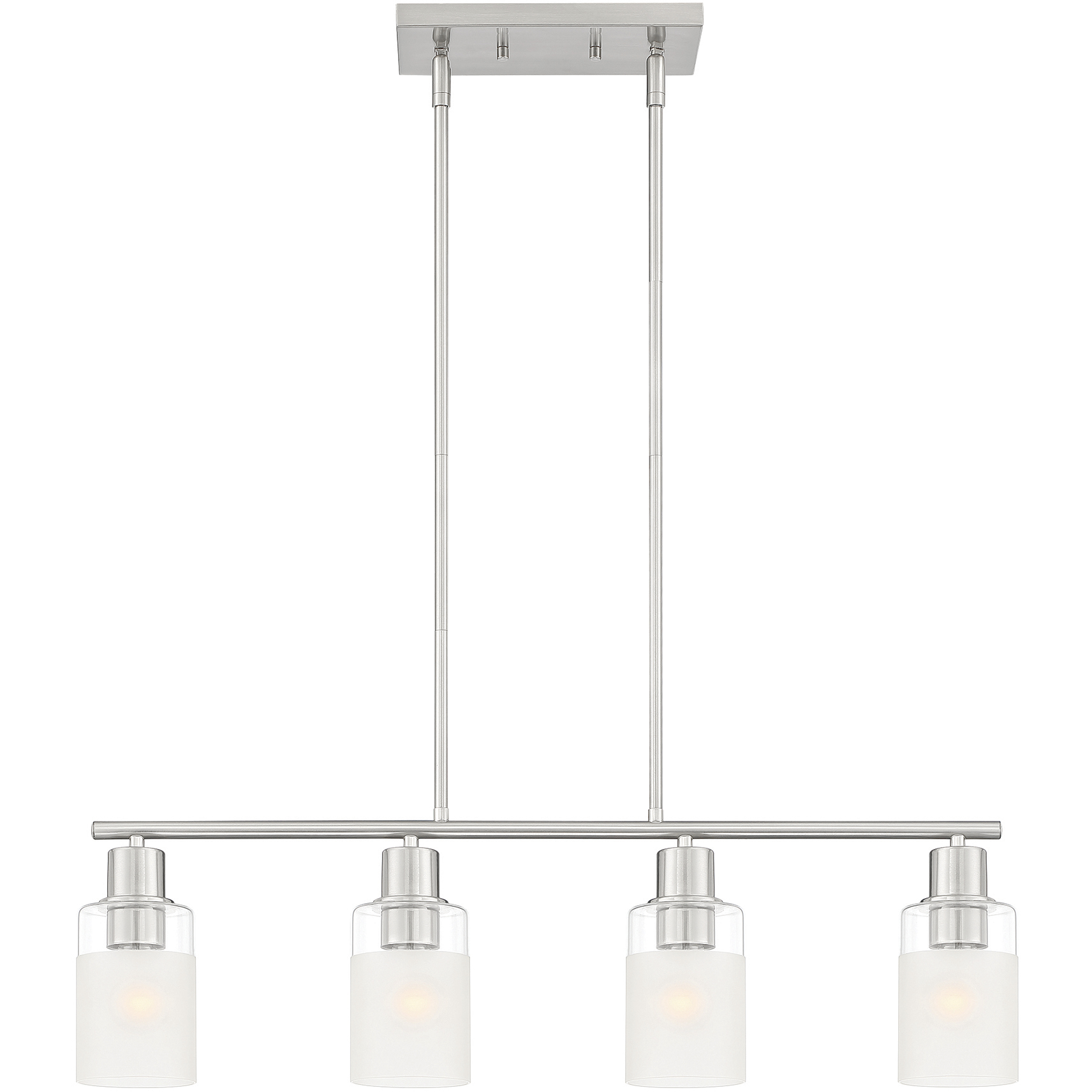 Cedar Lane 4 Light 31 inch Brushed Nickel Island Light Ceiling Light 