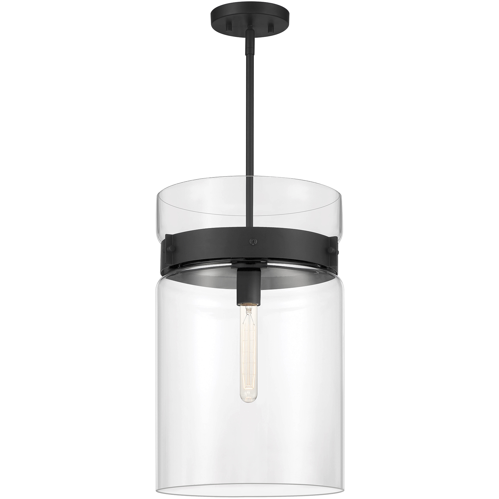 Designers Fountain D222M 12P MB Midnight LA 1 Light 12 inch Matte Black Pendant Ceiling Light