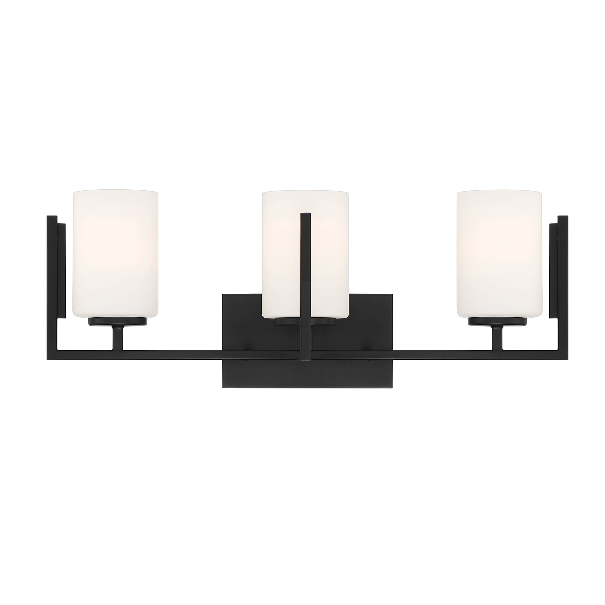 Cambria 3 Light 24 inch Matte Black Vanity Light Wall Light