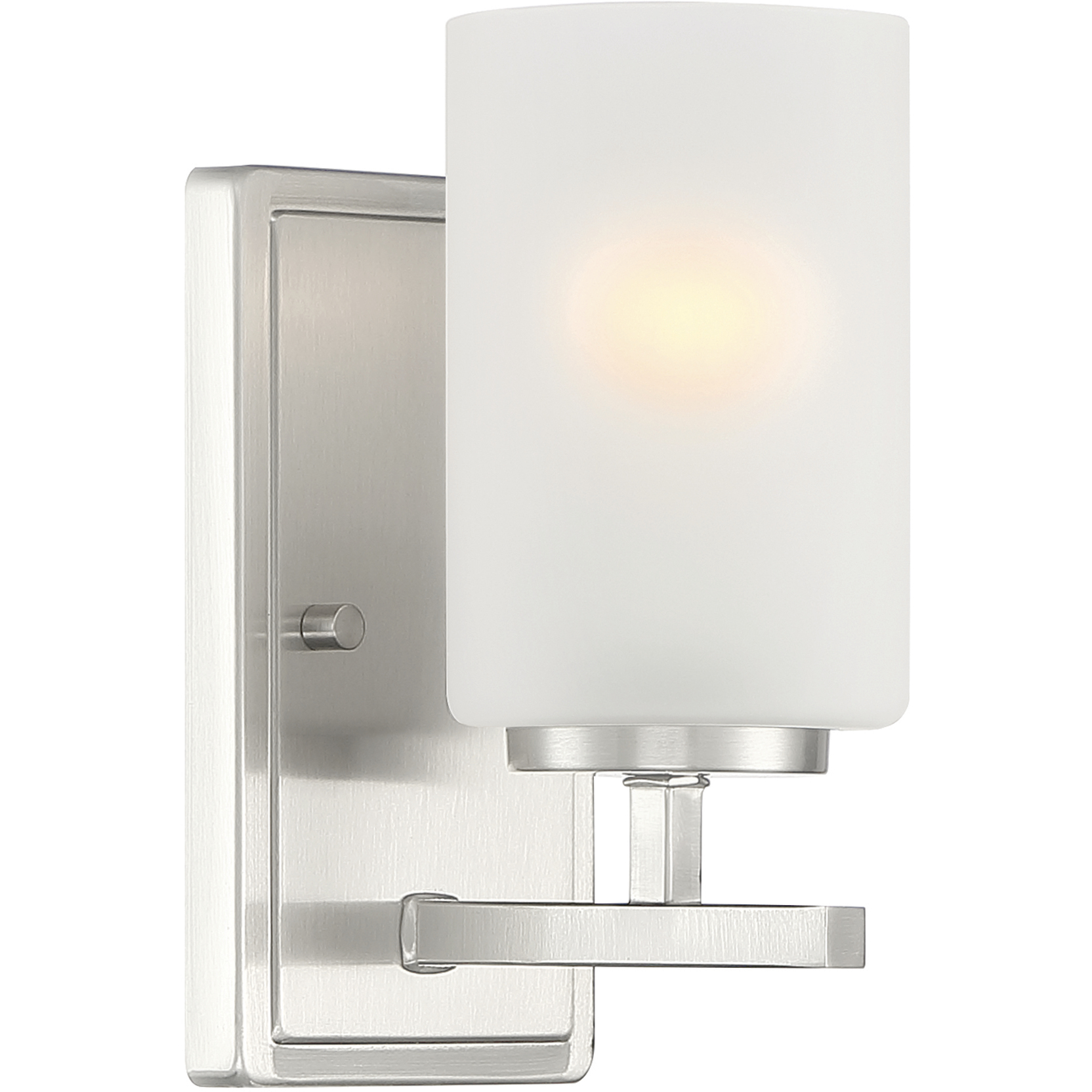 Carmine 1 Light 6 inch Brushed Nickel Vanity Light Wall Light