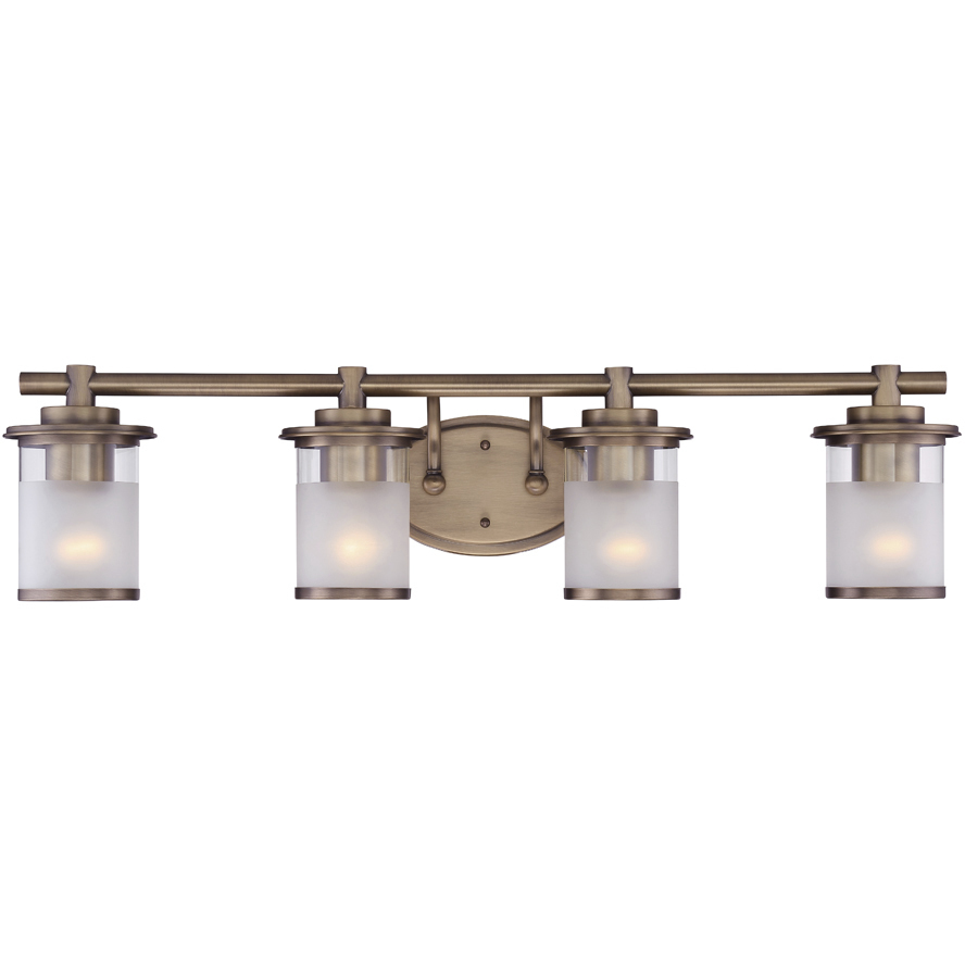 Essence 4 Light 32 inch Old Satin Brass Vanity Light Wall Light