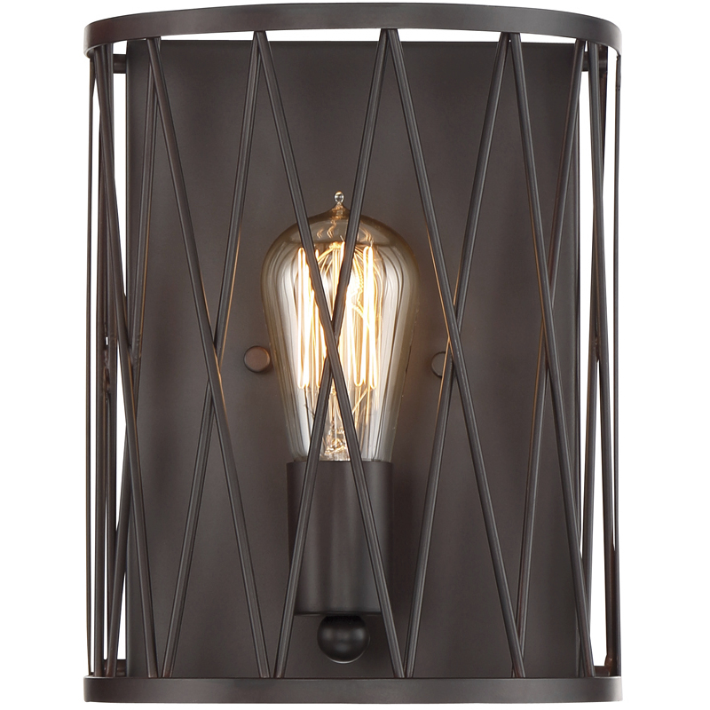 Arris 1 Light 8 inch Vintage Bronze Wall Sconce Wall Light