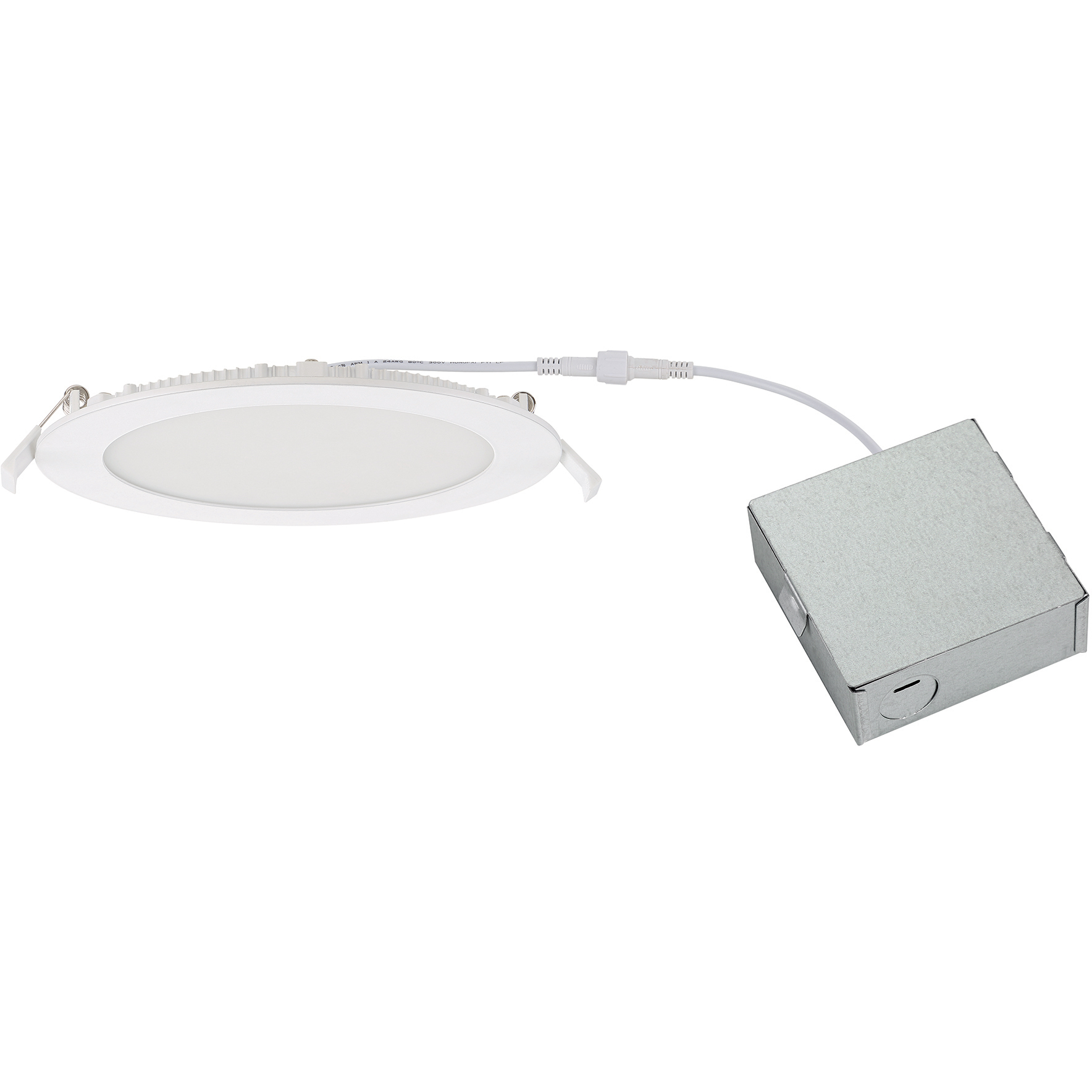 EnviroLite LED 6.85 inch White Slim Panel Downlight Ceiling Light