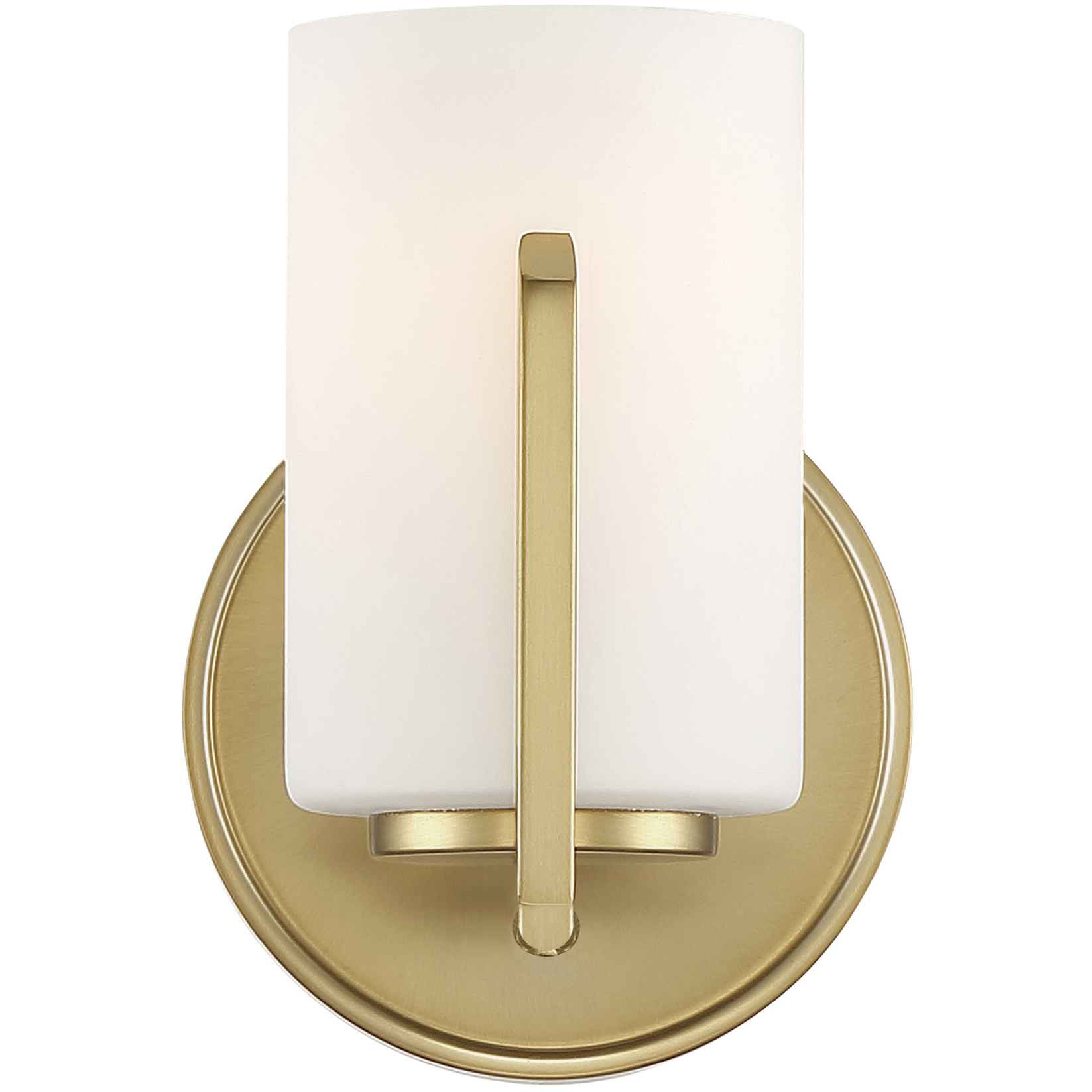 Elara 1 Light 5 inch Brushed Gold Wall Sconce Wall Light